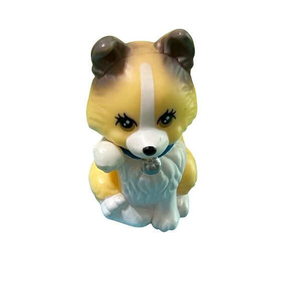 Vintage 1994 Kenner Littlest Pet Shop Clever Collie With Puppy Pillow Trophy - Picture 2 of 5